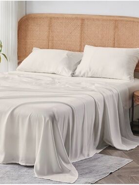 SIJO airyWeight Sheet Set - Snow White, King, NWT